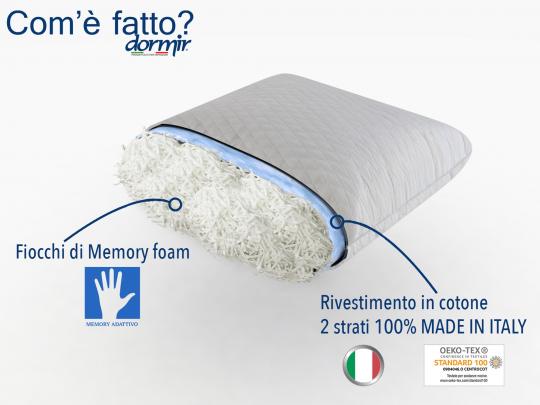 Dormir-guanciale  in fiocchi di memory foam - gallery 2